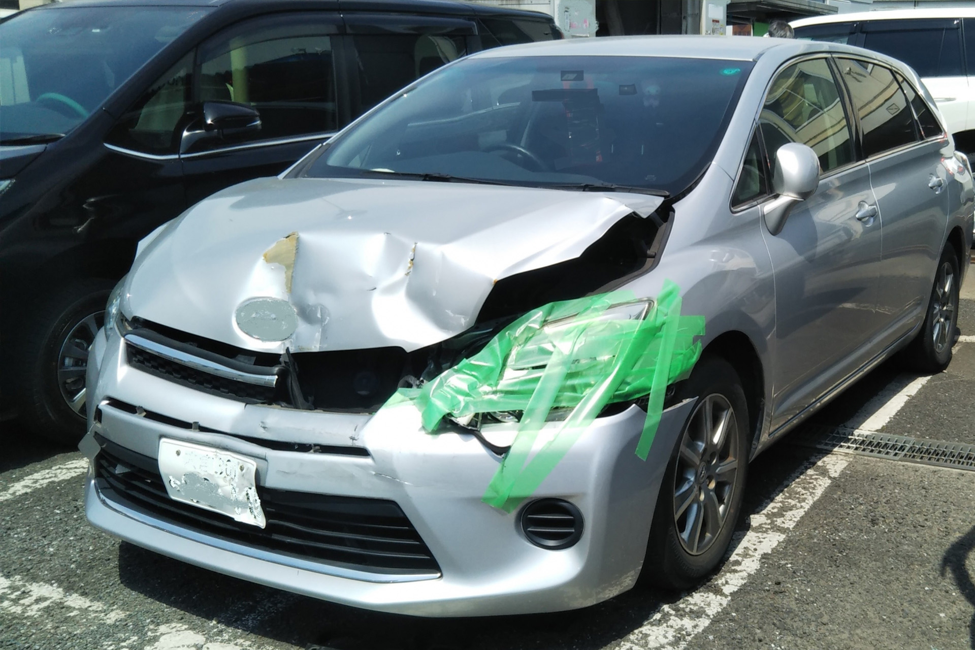 事故で傷のあるお車も買い取れます